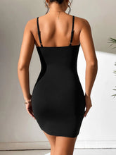 Surplice Neck Ruched Cami Dress